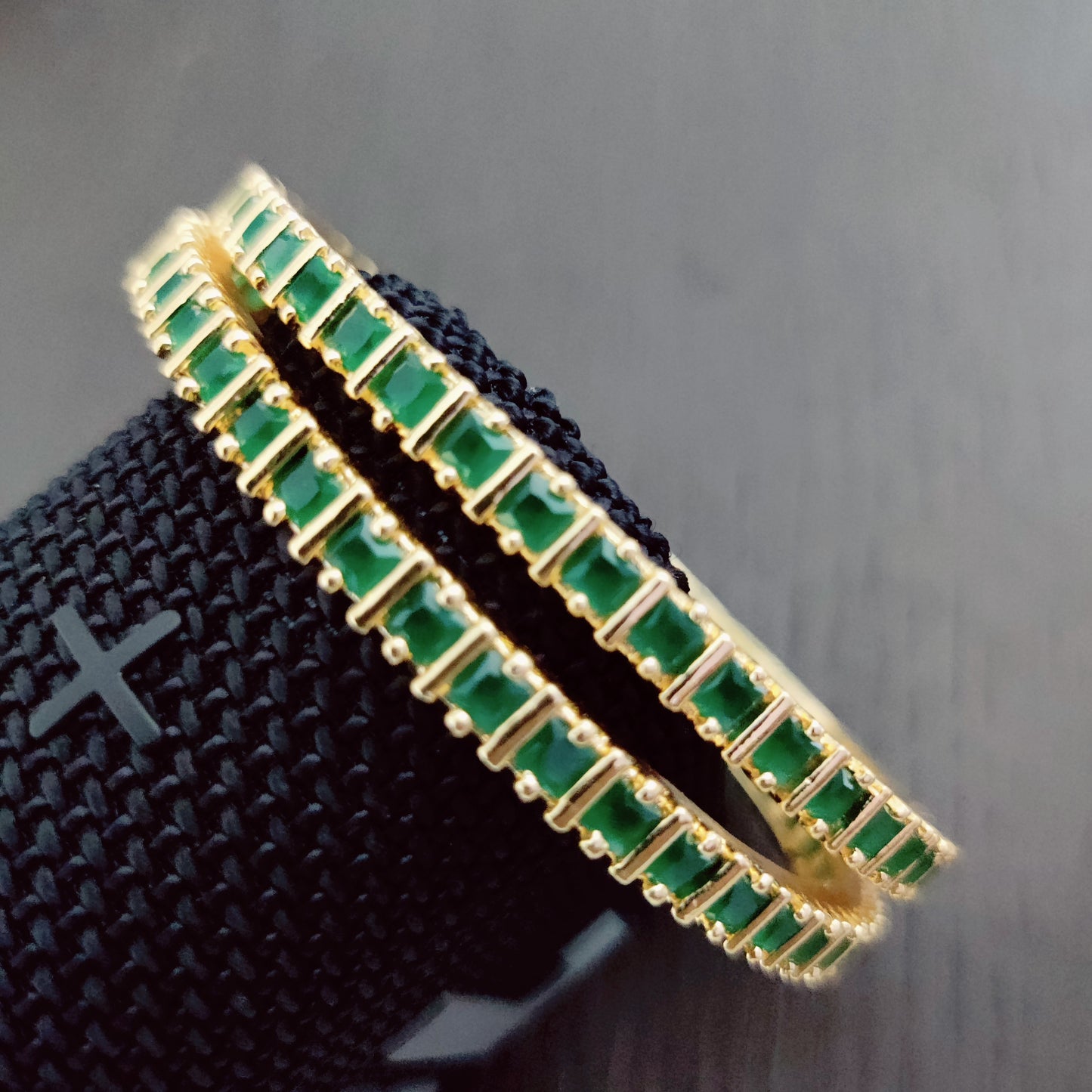 Opal Touch - Traditional Fusion Bangles (Pack of 2) - Bangles