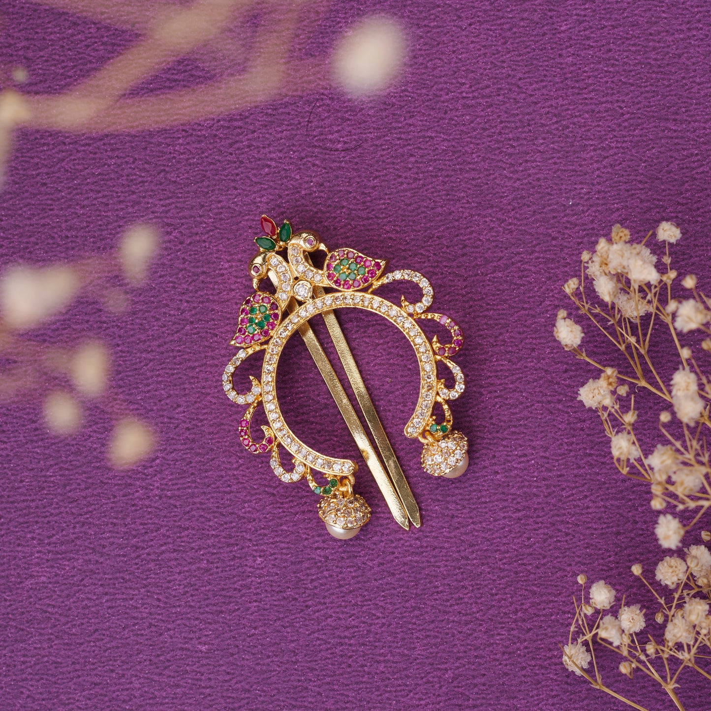 Opal Touch - Elegant Attire Gold Plated Juda Pin - Juda Pin