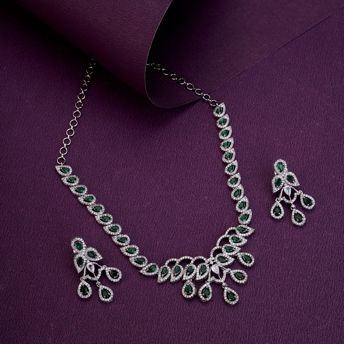 Starlight Cascade Necklace Set