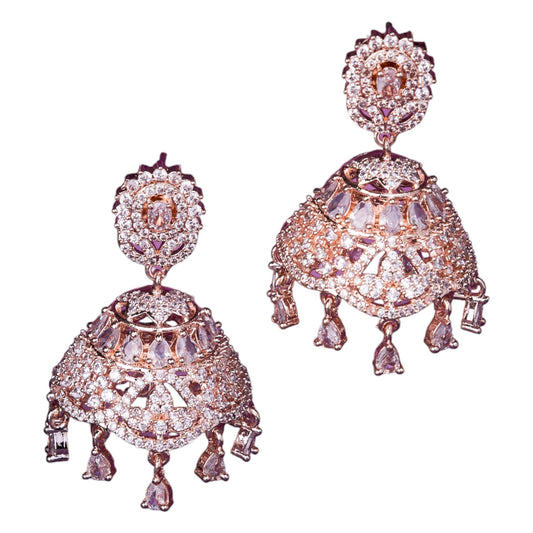 Opal Touch - Blushing Pearl Jhumka - Jhumka