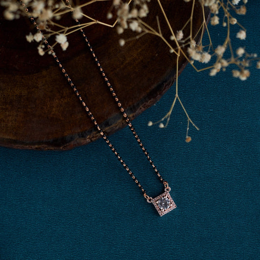 Mangalsutra - Rosewater Essence Mangalsutra - Opal Touch