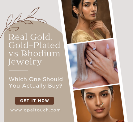 Real Gold vs Rhodium Jewelry