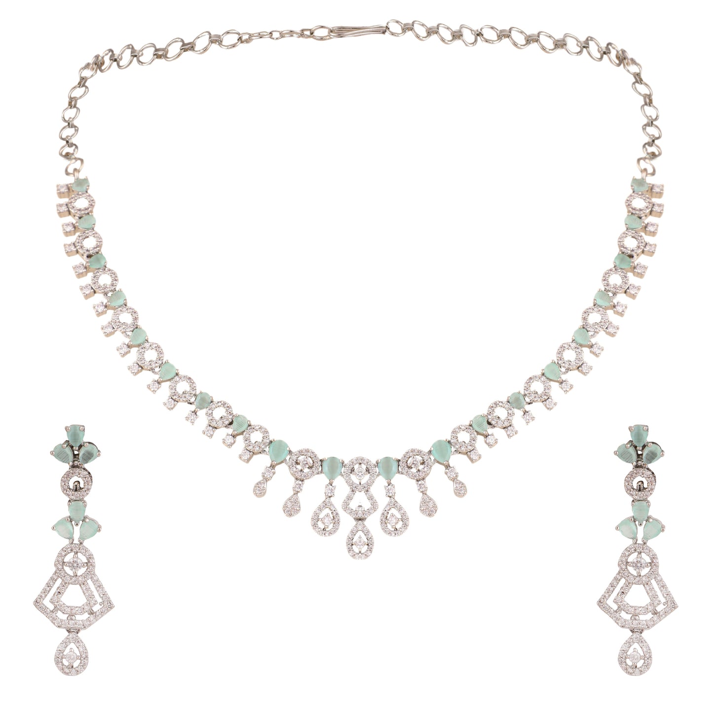 Fresh Mint Beaded Necklace - Opal Touch