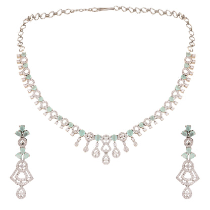 Fresh Mint Beaded Necklace - Opal Touch