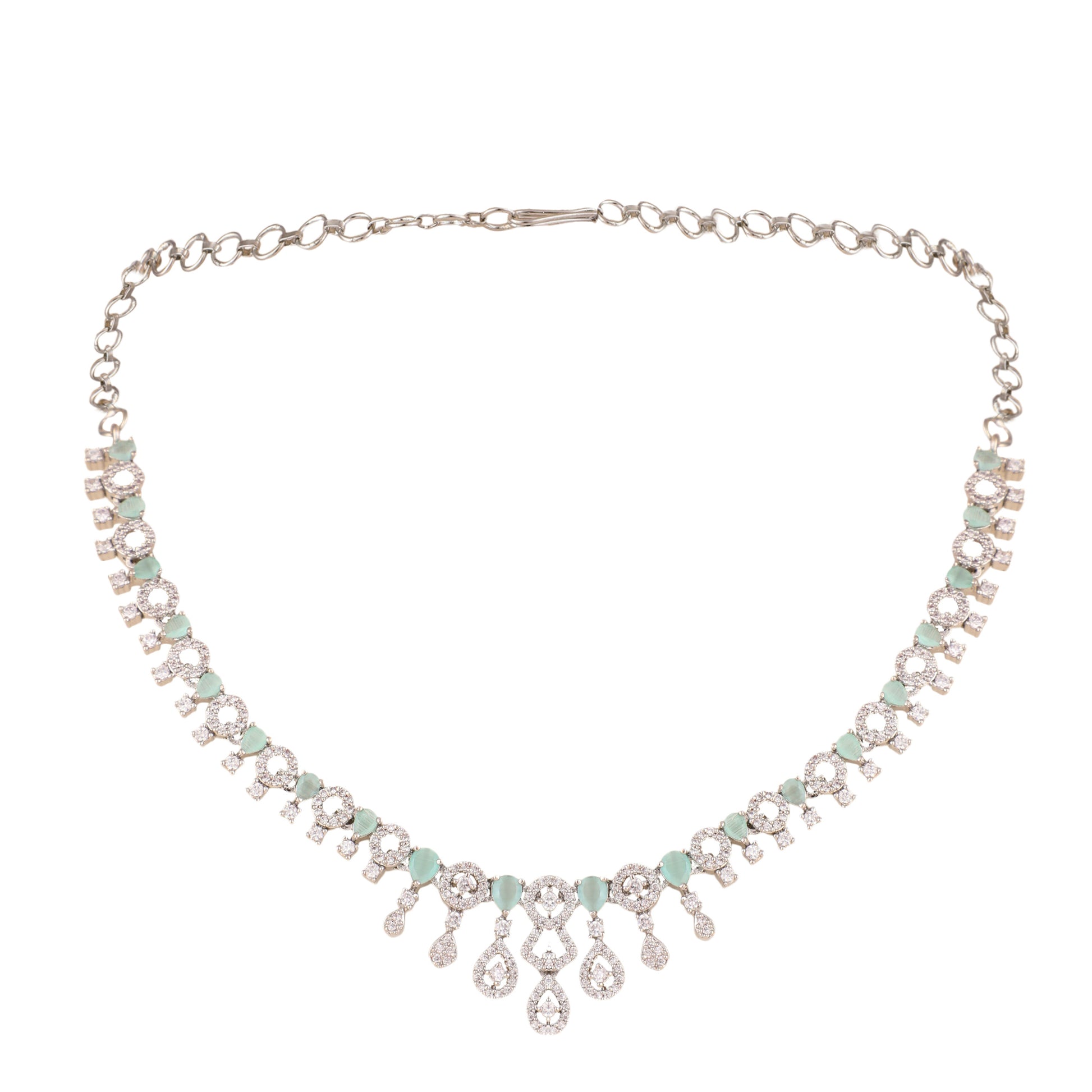 Fresh Mint Beaded Necklace - Opal Touch