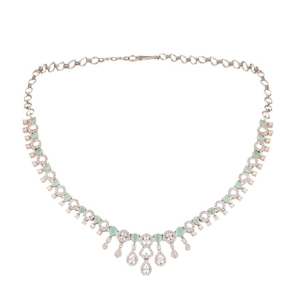 Fresh Mint Beaded Necklace - Opal Touch