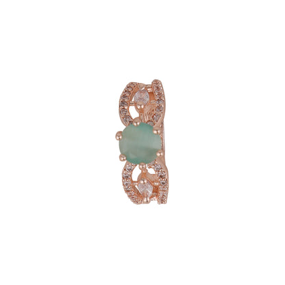 Mint Green Gemstone Ring - Opal Touch