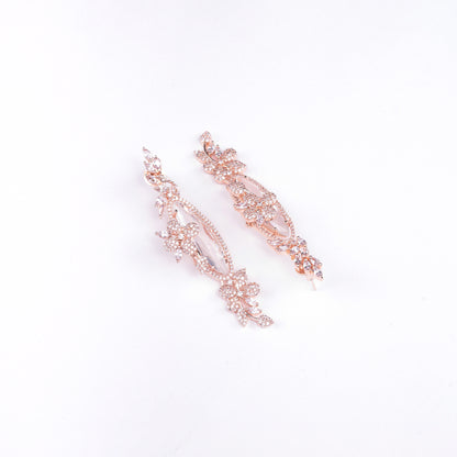 Rose Gold Serenade Earrings - Opal Touch