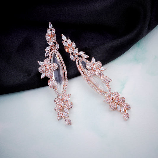 Opal Touch - Rose Gold Serenade Earrings - Earrings