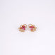Studs - 4 Color Leafy Changeable Matte Black Studs - Opal Touch