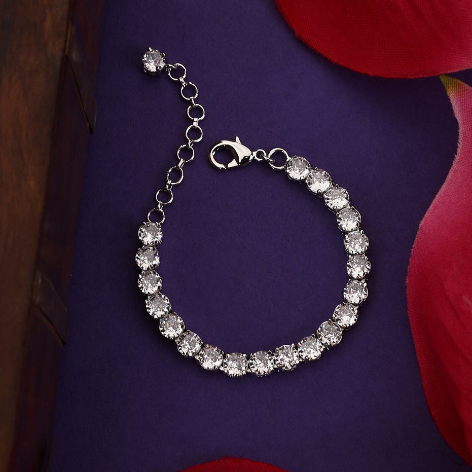 5mm AD Tennis Bracelet - Opal Touch