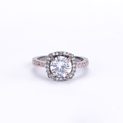 Two-Tone Sparkle Ring