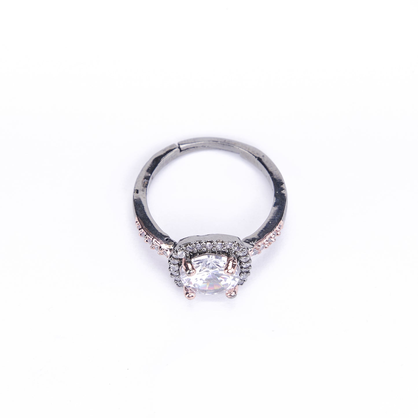 Two-Tone Sparkle Ring