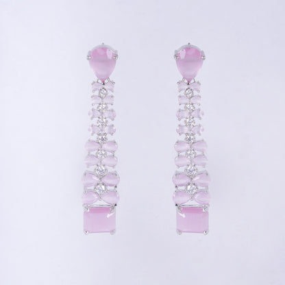 Vivid Crystal Dangle Earrings - Opal Touch