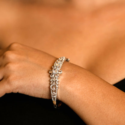 Radiance in White Rhodium Bracelet - Opal Touch