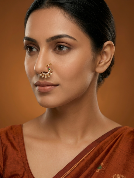 CZ Studded Nose Pin