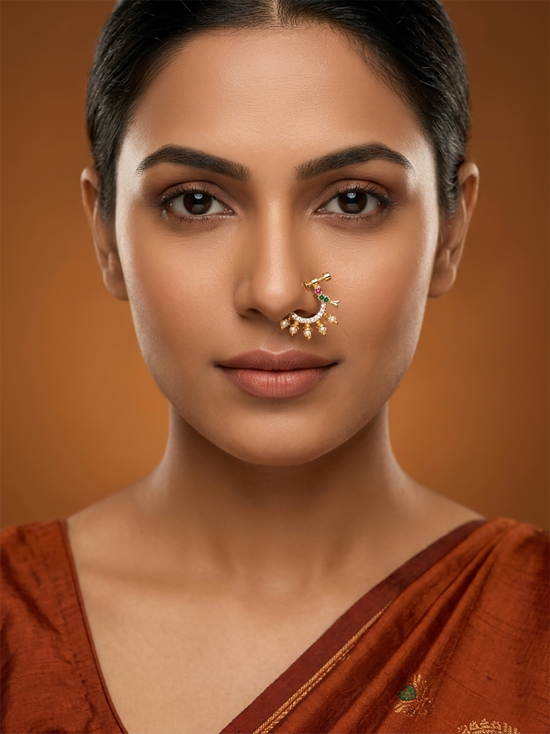 CZ Studded Nose Pin