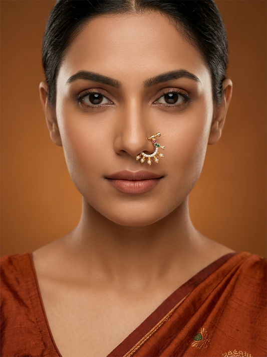 CZ Studded Nose Pin