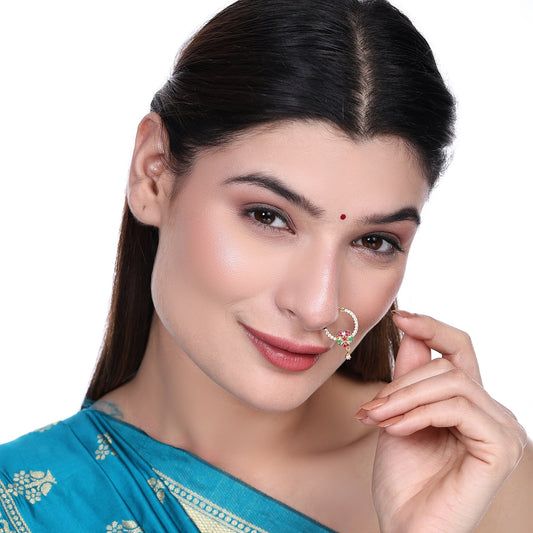 CZ Enamel Nose Pin