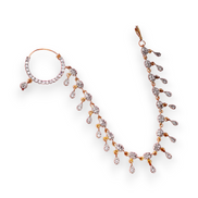 Starlit Sparkle Two tone Nose Pin