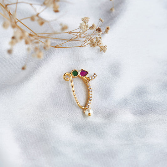 Radiant Blossom Nose Pin