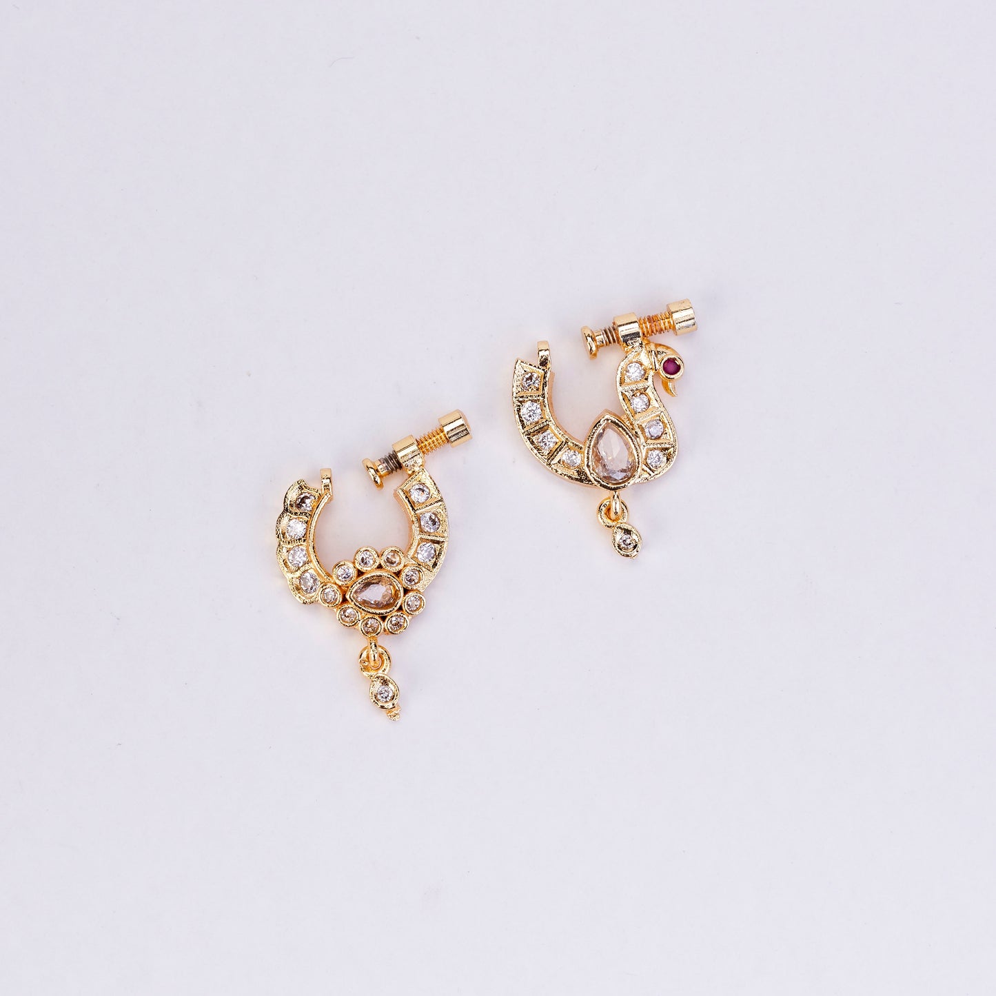 Traditional Gold Plated Combo Nose Pins