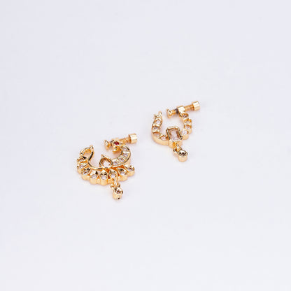 Shimmering Gold Plated Combo Nose Pins