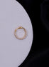 Trendz AD Gold Plated Nose Pin