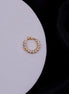 Hazel Gold Plated AD Nose Pin