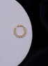Cascading Gold Plated AD Nose Pin