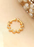 Spiral Hoop Gold Plated AD Nose Pin