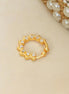 Gold Plated Star CZ Nose Pin
