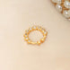 Gold Plated Teardrop CZ Nose Pin