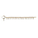 Floral Enchated Traditional Gold Plated Tana Nath