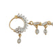 Floral Enchated Traditional Gold Plated Tana Nath