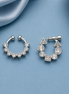 Elegant AD Studded Faux Nose Pin Set