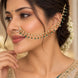 Floral Beaded Traditional Stone Studded Nose Pin