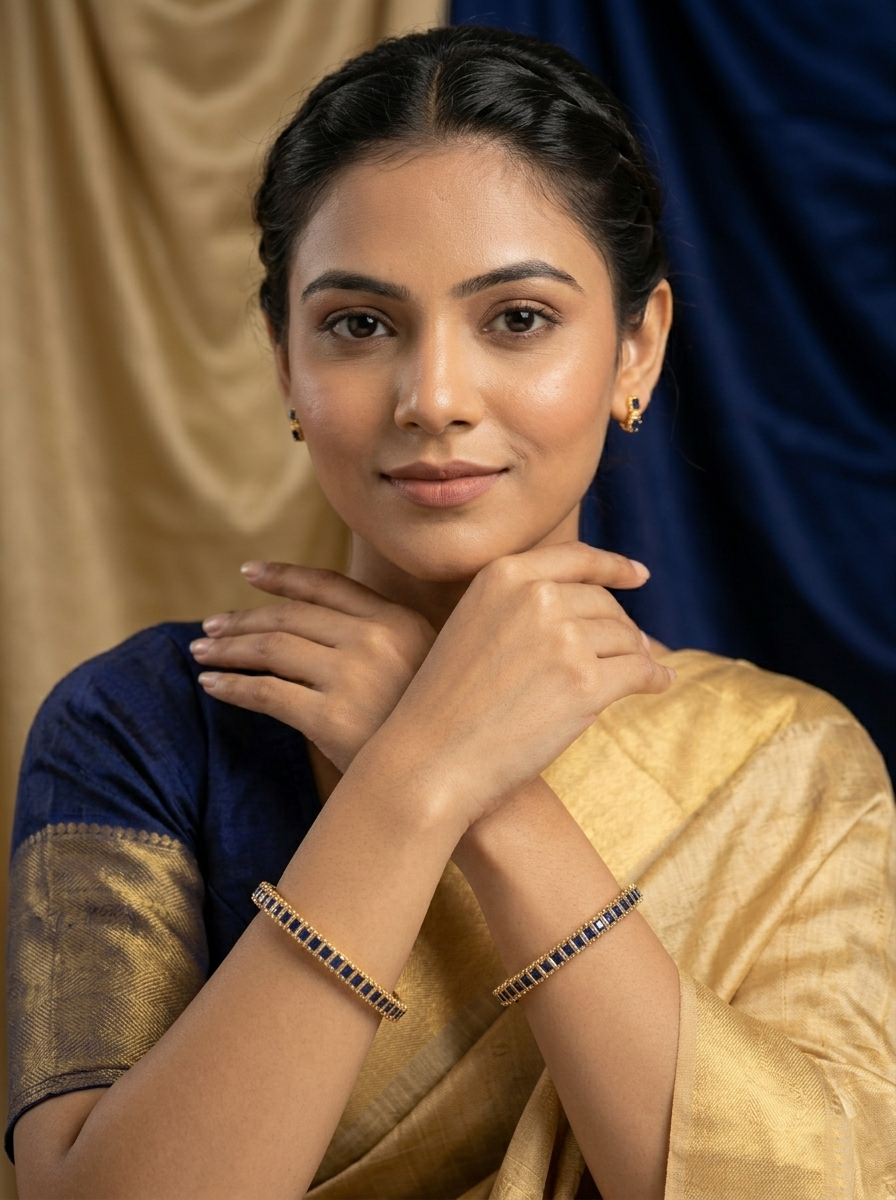 Traditional Fusion Bangles (Pack of 2)