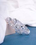 Shimmering Rhodium Plated Bangles Set (Pack of 2)