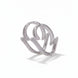Cascading Twilight Whispers Rhodium Bangles (Pack of 2)