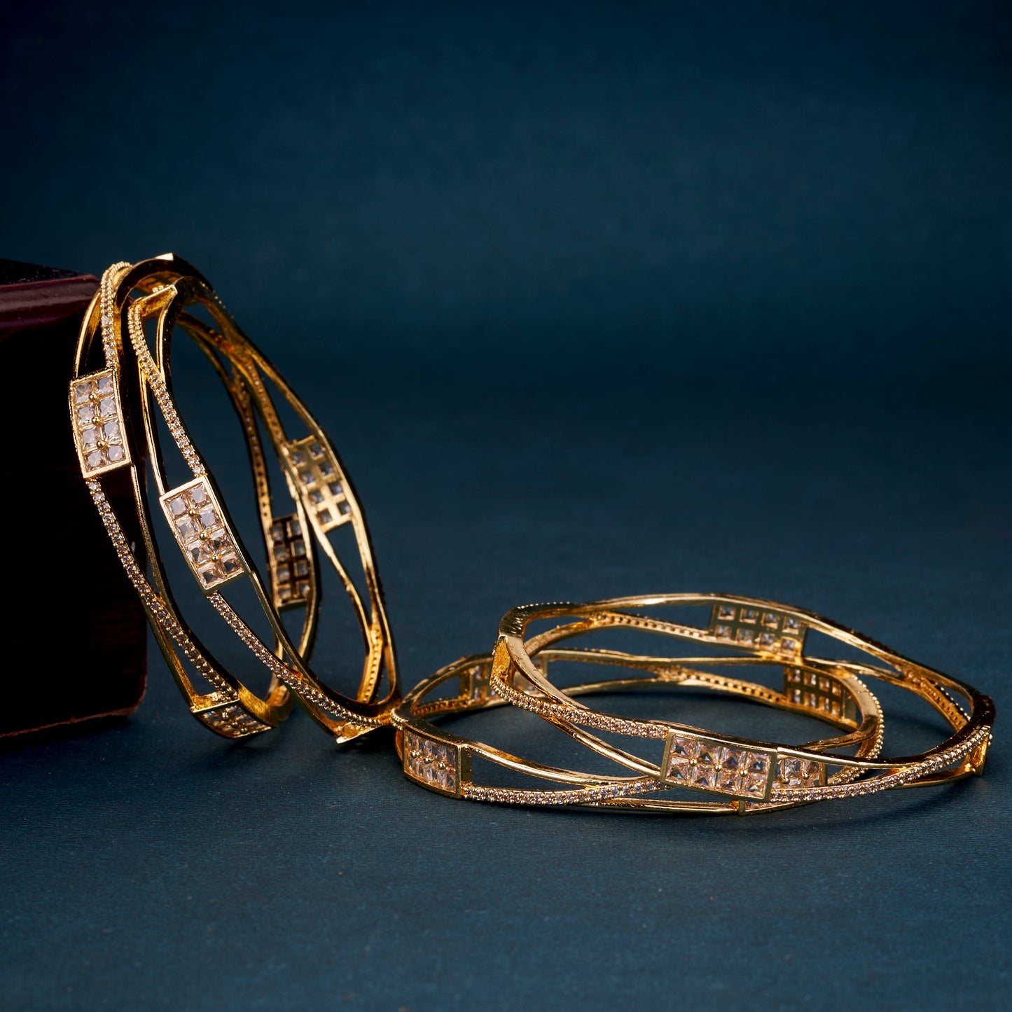 Veloura Gold Plated Bangles