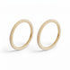 Gold Plated Pearl Spiral Beaded Designer Pattern Bangles Set (Pack of 2)