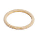 Gold Plated Pearl Spiral Beaded Designer Pattern Bangles Set (Pack of 2)