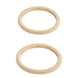 Gold Plated Pearl Spiral Beaded Designer Pattern Bangles Set (Pack of 2)