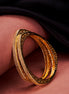 Traditional Triangular Gold Plated Bangles
