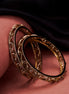 Helix Motif Traditional Mehendi Plated Bangles