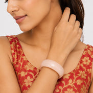 Marble Pattern Resin Bangle (Size- 2.6)