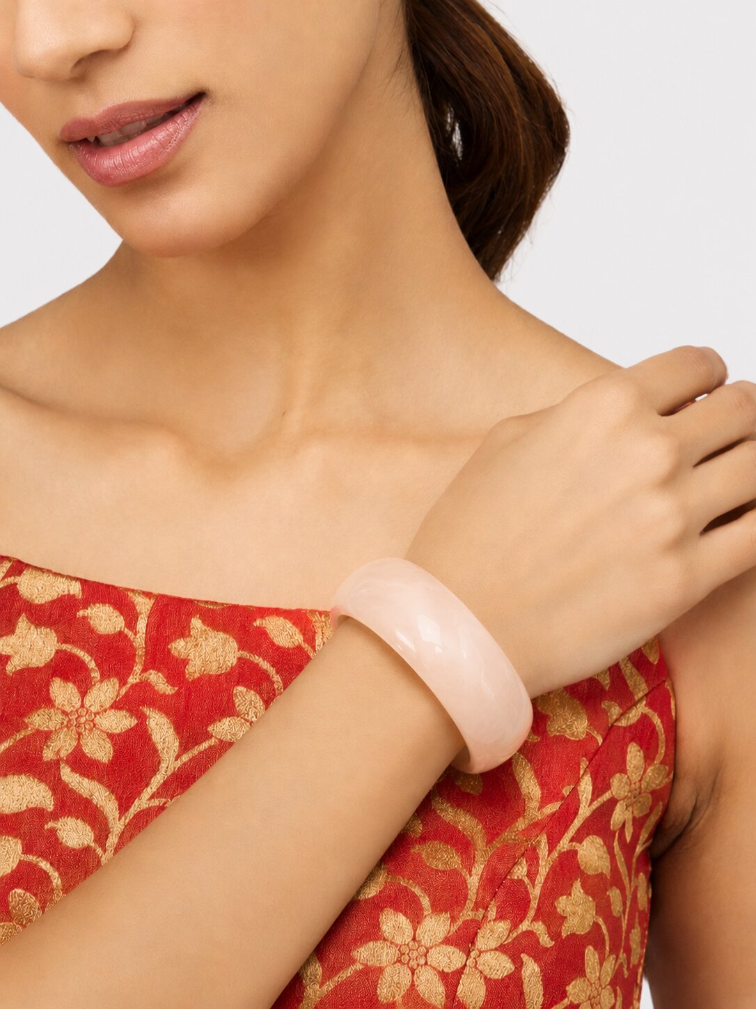 Marble Pattern Resin Bangle (Size- 2.6)