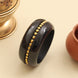 Beaded Pattern Wide Resin Bangle (Size-2.6)