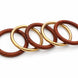 Handcrafted Designer Resin & Sheesham Wood Bangle Set - Pack of 5 (Size-2.6)